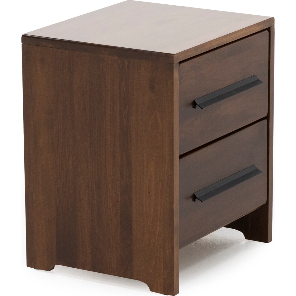 witmer furniture brown two drawer   