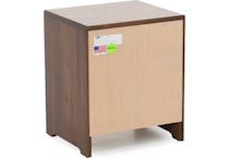 witmer furniture brown two drawer   