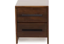 witmer furniture brown two drawer   