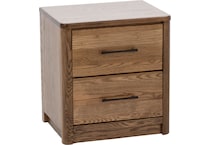 witmer furniture brown two drawer   