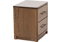 witmer furniture brown two drawer   