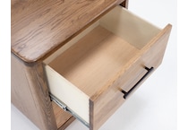 witmer furniture brown two drawer   