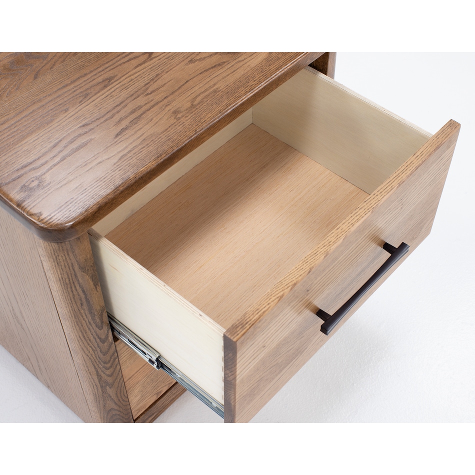 witmer furniture brown two drawer   