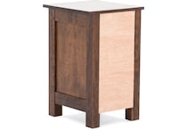 witmer furniture brown two drawer   