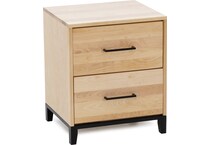 witmer furniture brown two drawer   