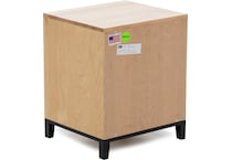 witmer furniture brown two drawer   