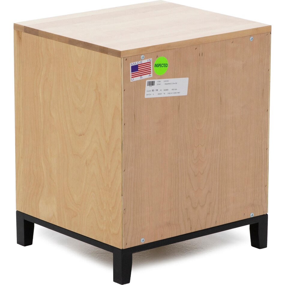 witmer furniture brown two drawer   