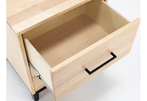 witmer furniture brown two drawer   