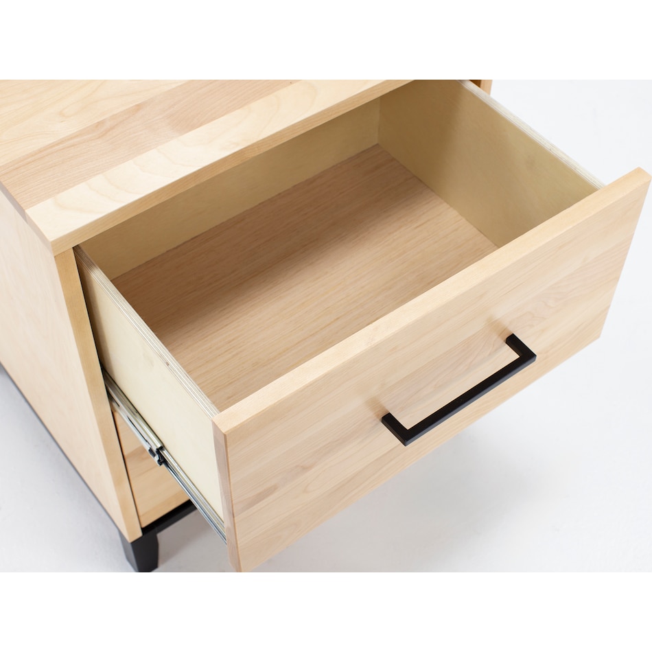 witmer furniture brown two drawer   