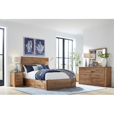 Witmer Modern Oak 24"W Nightstand
