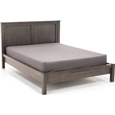 Witmer Taylor J Grey Full Panel Bed with 45" Headboard
