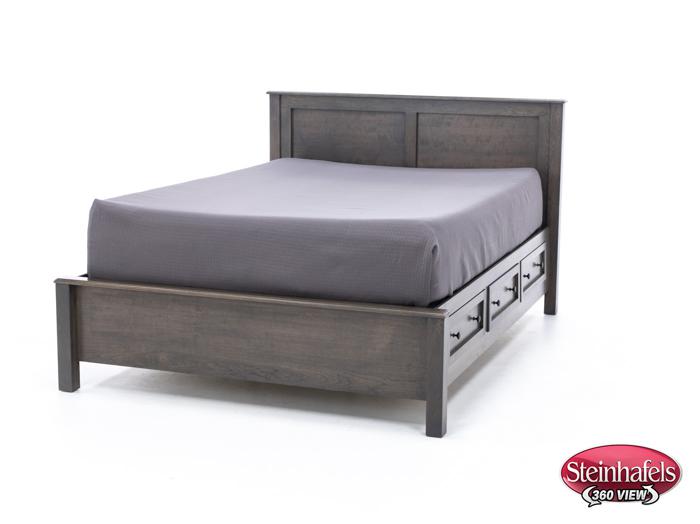 witmer furniture grey king bed package  image kp  