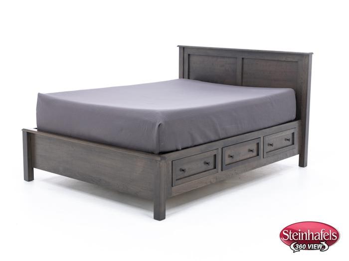 witmer furniture grey king bed package  image kp  