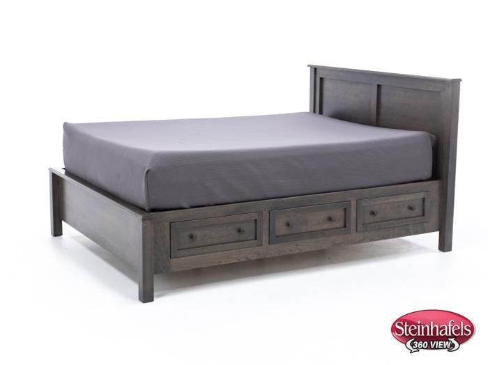 witmer furniture grey king bed package  image kp  