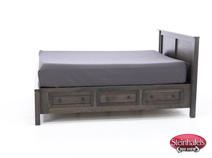 witmer furniture grey king bed package  image kp  