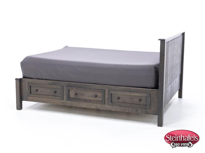 witmer furniture grey king bed package  image kp  