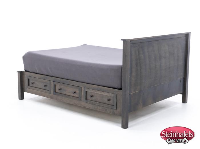 witmer furniture grey king bed package  image kp  