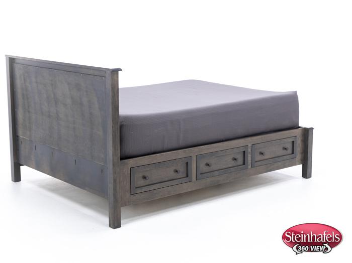 witmer furniture grey king bed package  image kp  