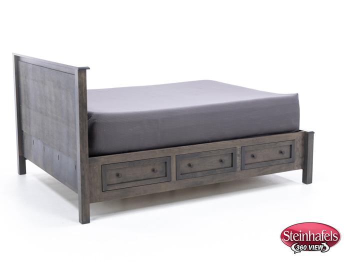 witmer furniture grey king bed package  image kp  