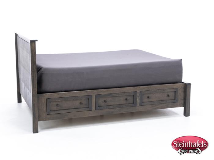 witmer furniture grey king bed package  image kp  