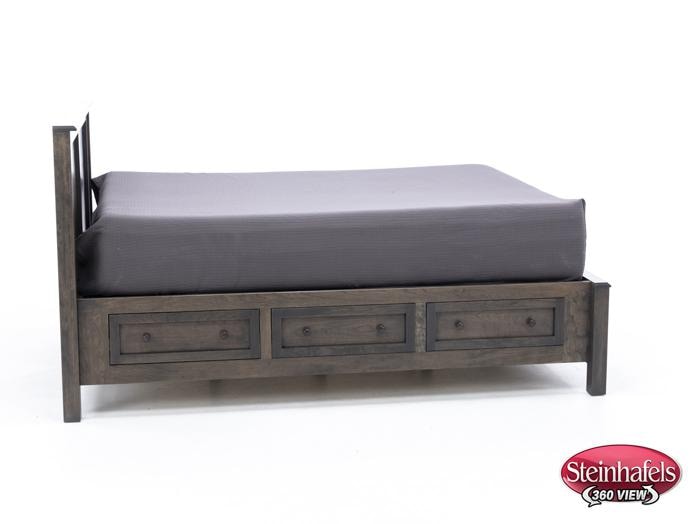 witmer furniture grey king bed package  image kp  