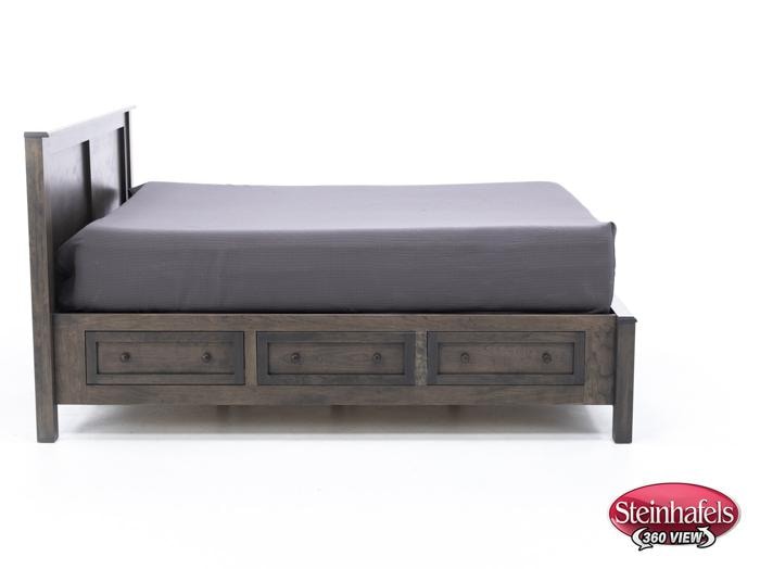 witmer furniture grey king bed package  image kp  