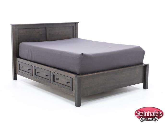 witmer furniture grey king bed package  image kp  