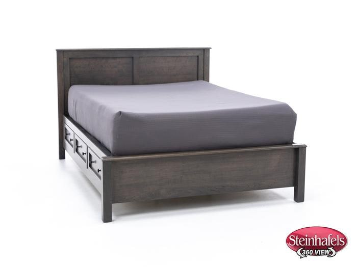 witmer furniture grey king bed package  image kp  