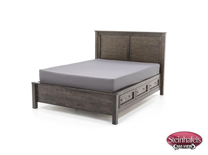 witmer furniture grey king bed package  image kp  