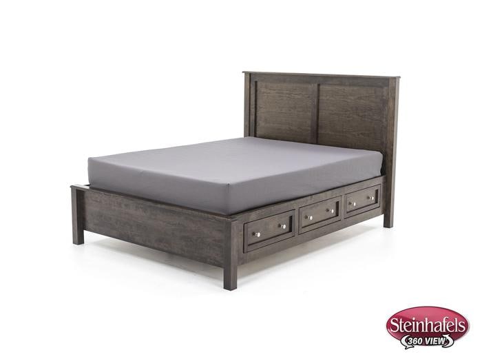 witmer furniture grey king bed package  image kp  