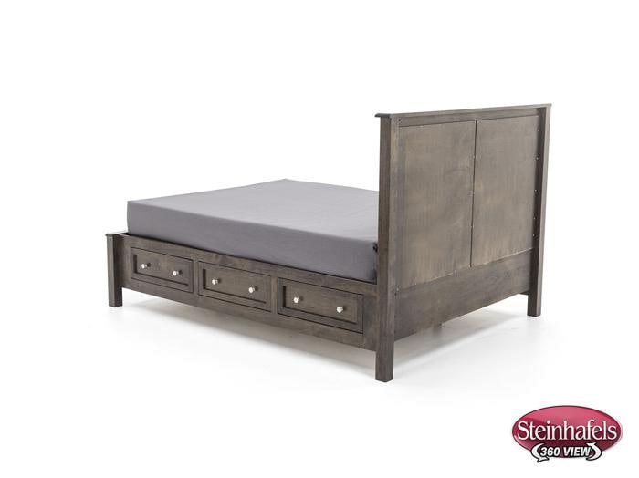 witmer furniture grey king bed package  image kp  