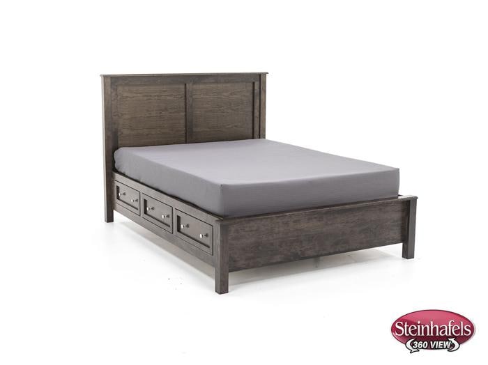 witmer furniture grey king bed package  image kp  