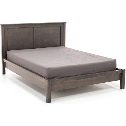 Witmer Taylor J Grey King Panel Bed with 45" Headboard