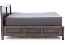 witmer furniture grey king bed package kp  