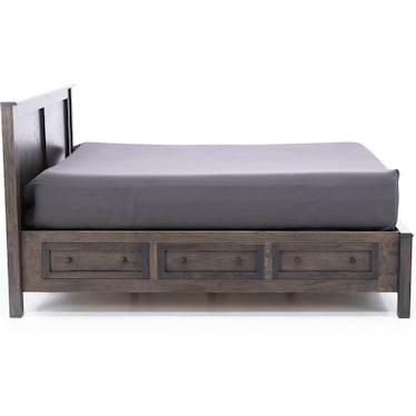 Witmer Taylor J Grey Storage Bed with 45" Headboard