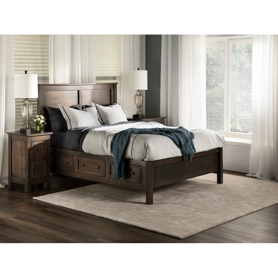 witmer furniture grey king bed package lifestyle image kp  