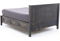 witmer furniture grey queen bed headboard pkg  