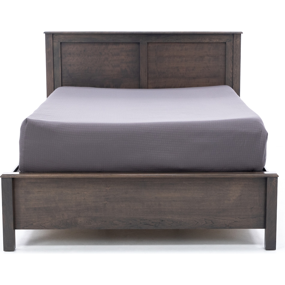 witmer furniture grey queen bed headboard pkg  