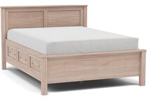 witmer furniture grey queen bed package qpk  