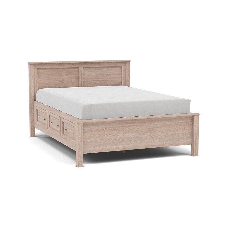 witmer furniture grey queen bed package qpk  