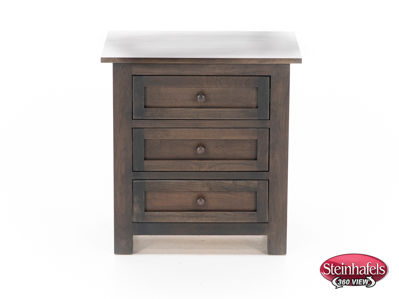 witmer furniture grey three drawer  image   