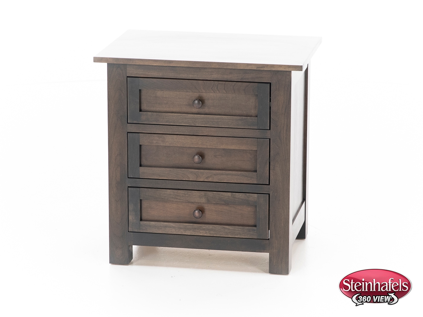 witmer furniture grey three drawer  image   