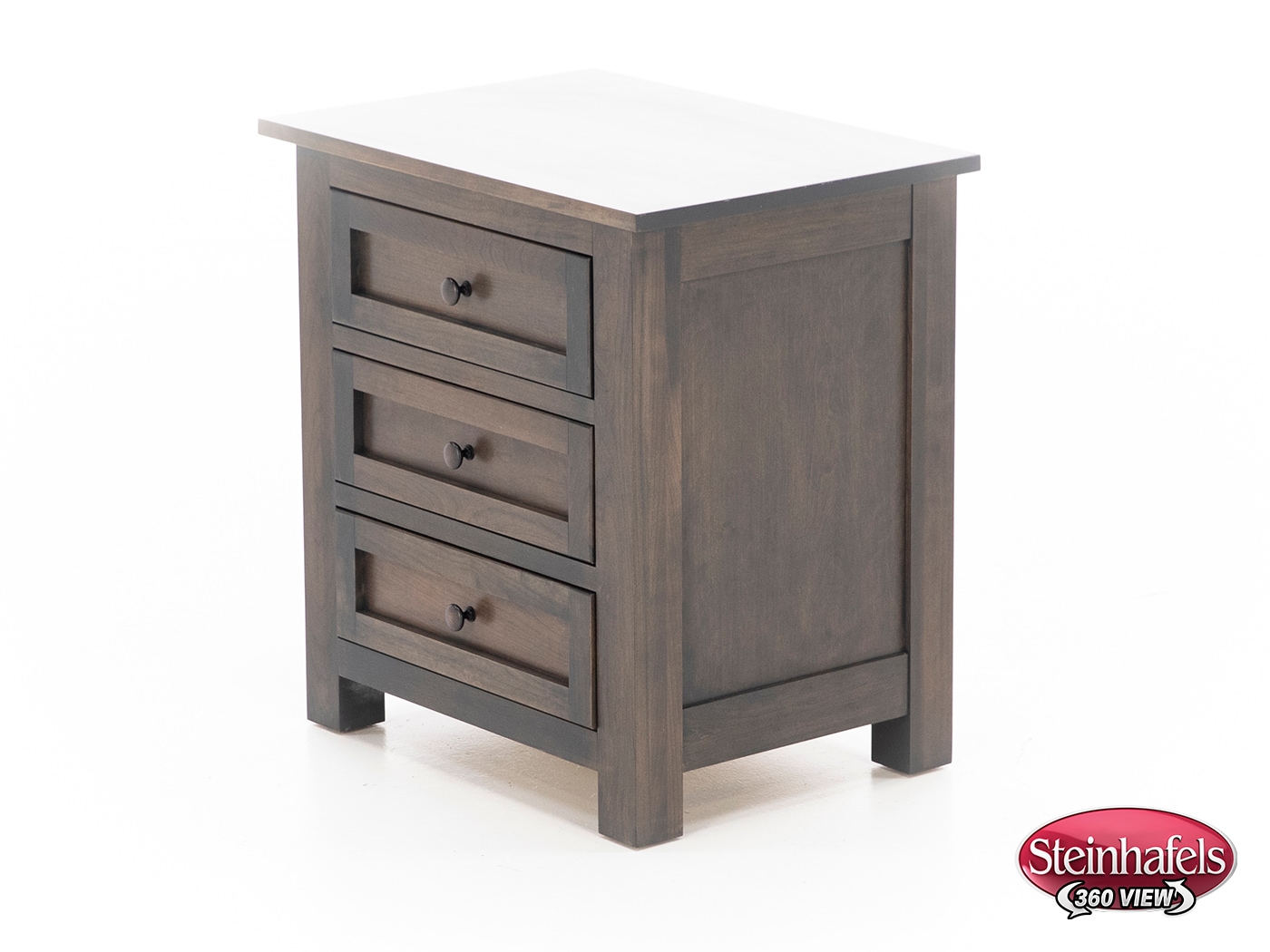 witmer furniture grey three drawer  image   