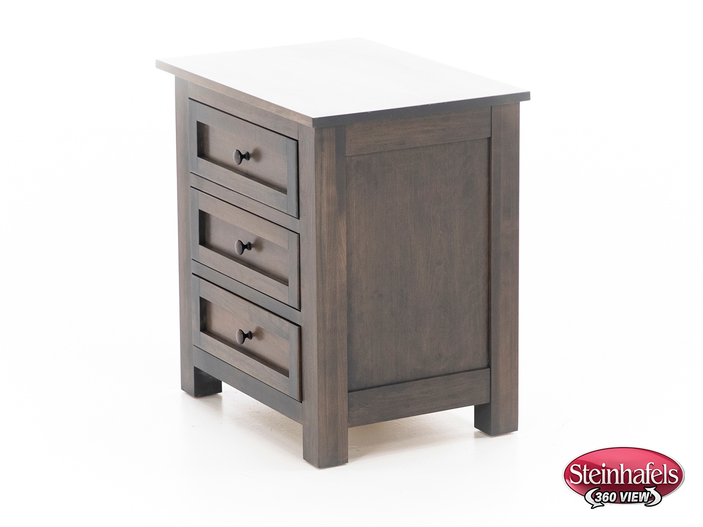 witmer furniture grey three drawer  image   