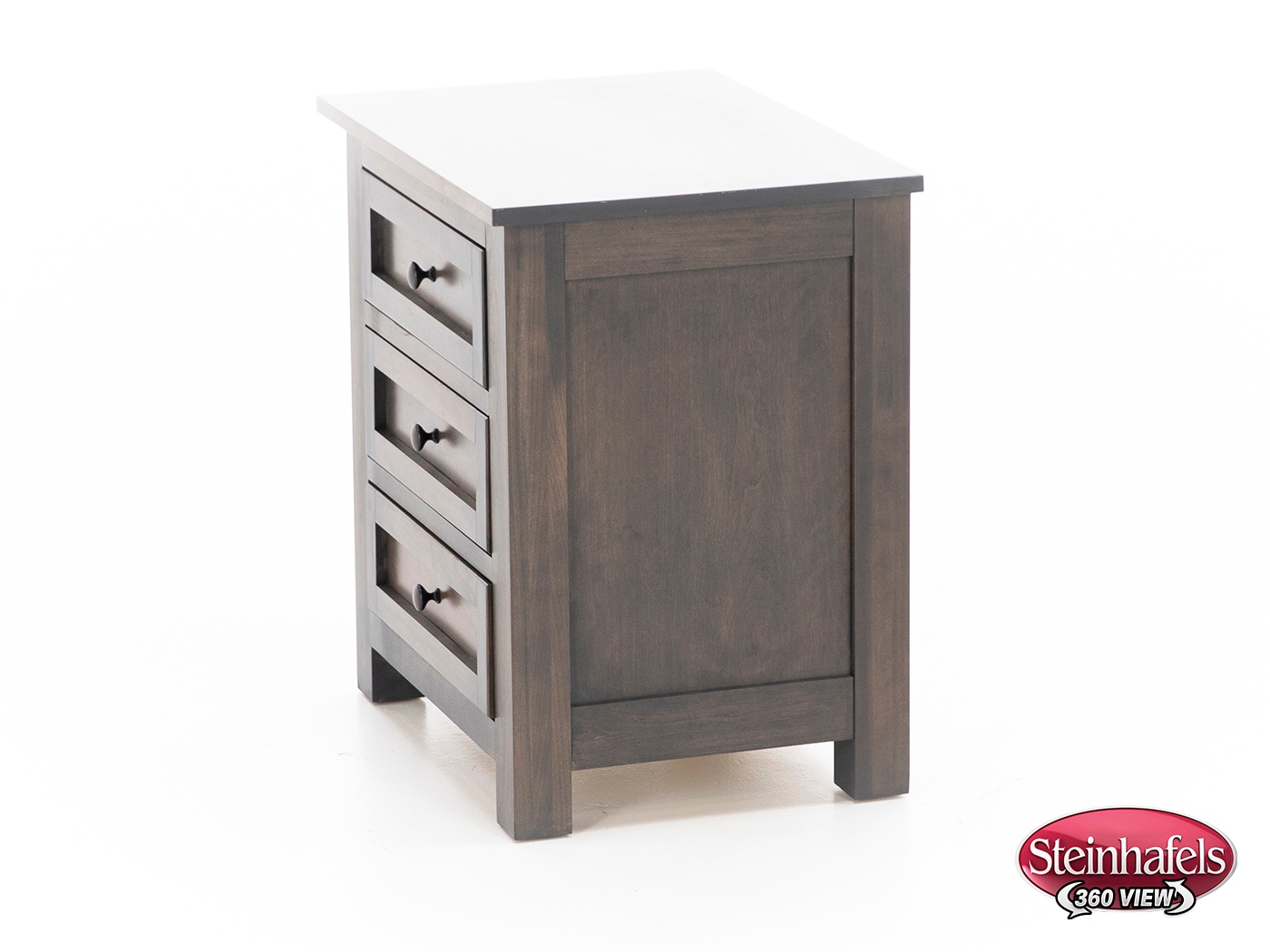 witmer furniture grey three drawer  image   