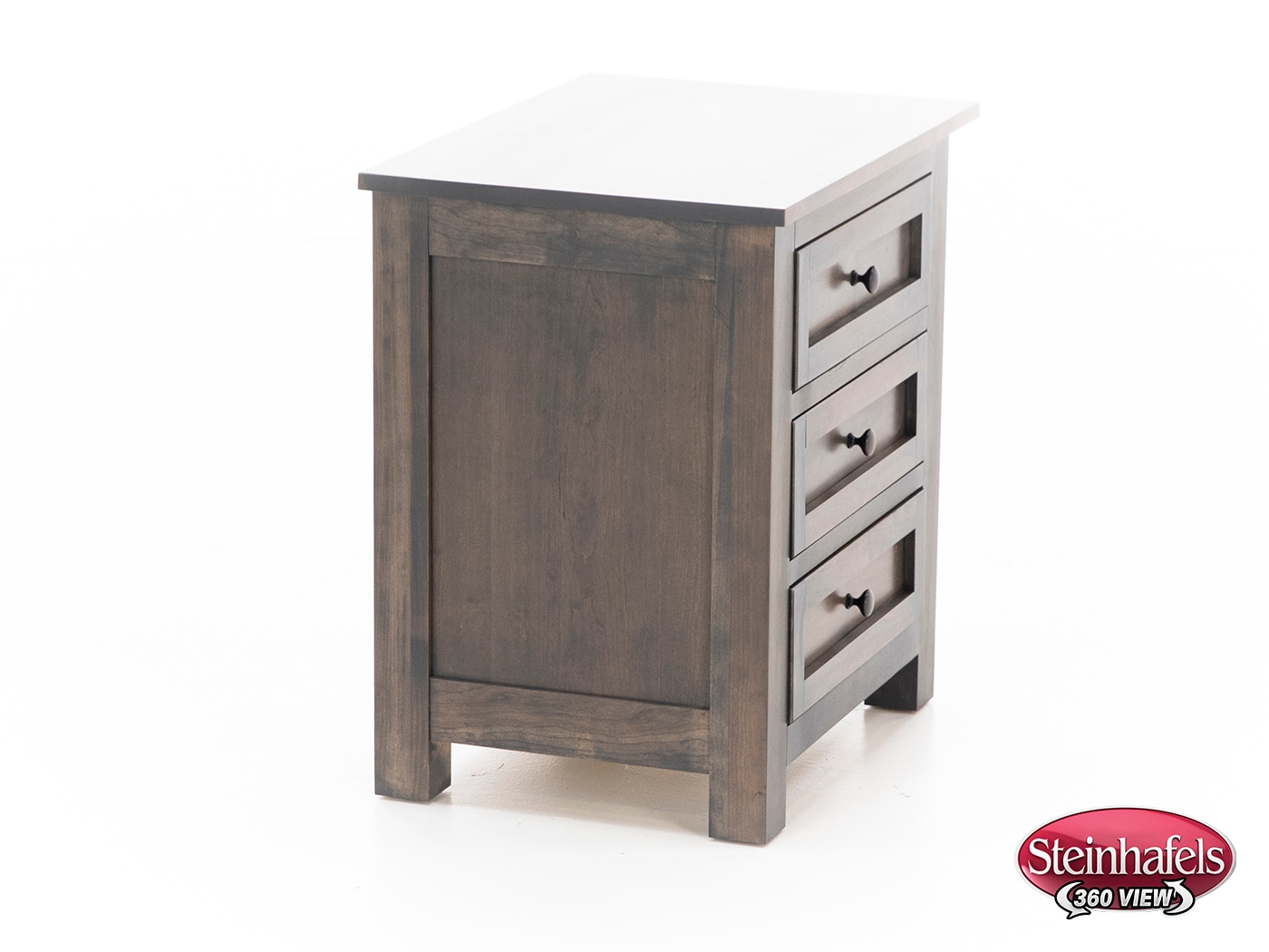 witmer furniture grey three drawer  image   