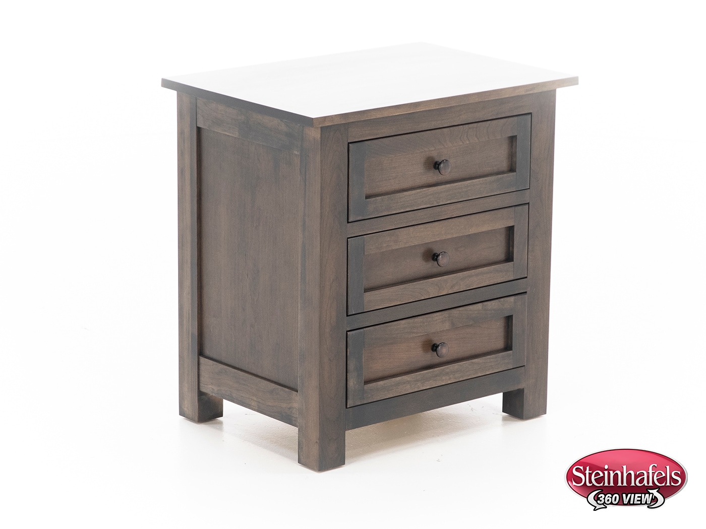 witmer furniture grey three drawer  image   