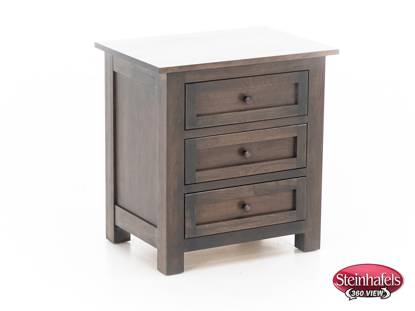 witmer furniture grey three drawer  image   