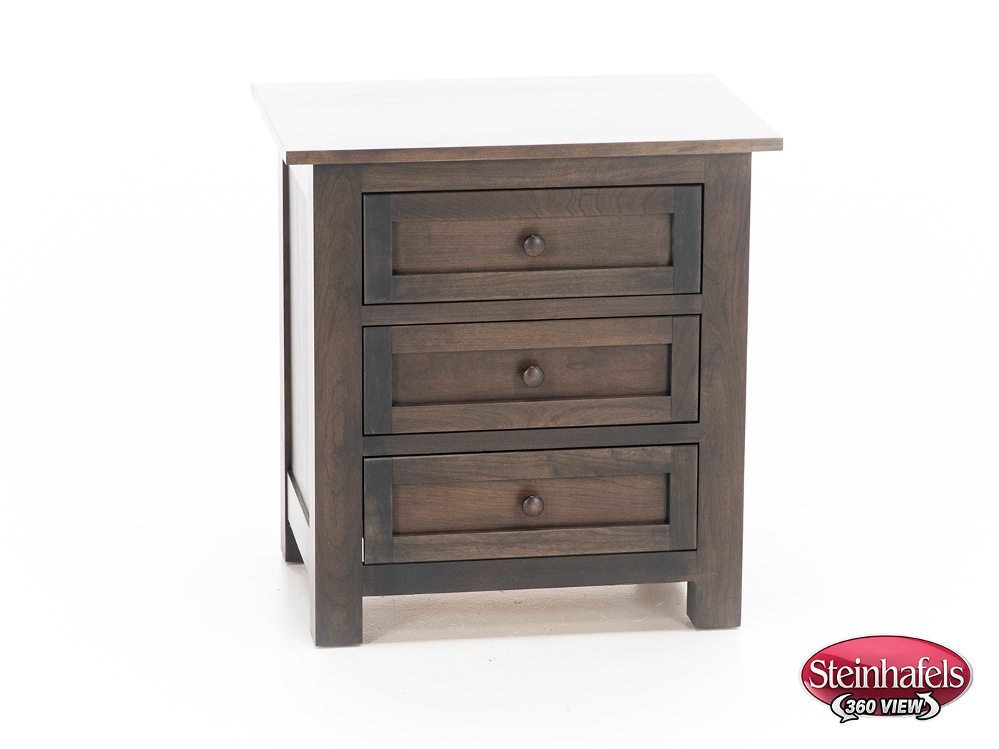 witmer furniture grey three drawer  image   