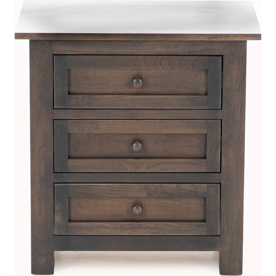 witmer furniture grey three drawer   